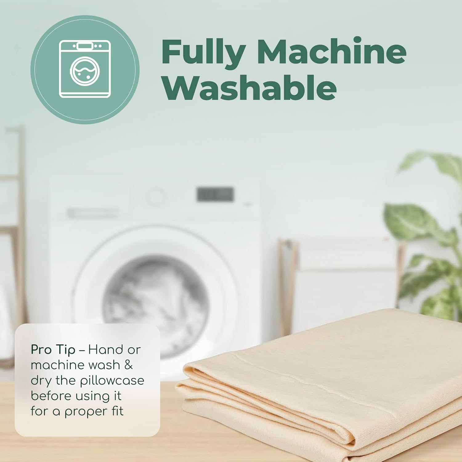 Snuggle-Pedic Pillow Case - King 20" x 36" White Pillow Cases w/Breathable Stretch Knit Cotton