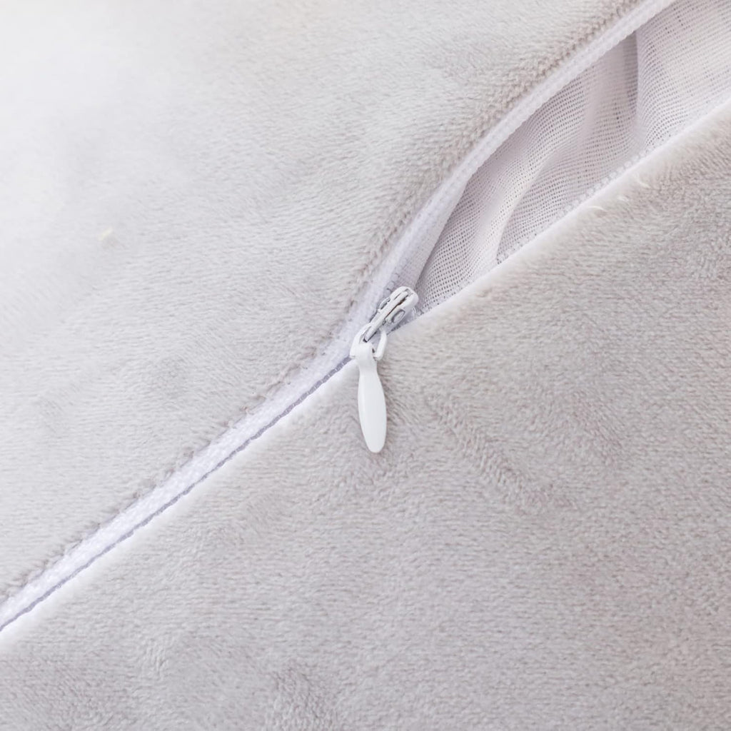 Grey Chunky Knit Throw Pillow Covers 1PC 18"×18" Square Luxury Style Crochet Pillow Case Fur Pillowcases Decorative Pillow Shell for Sofa Bedroom Cushion