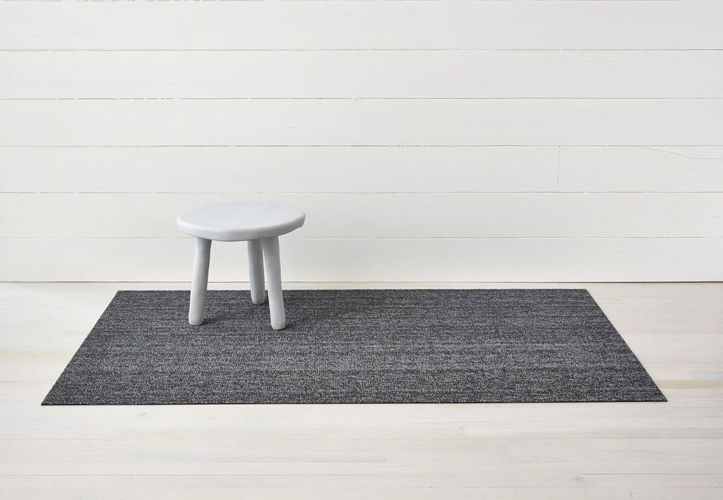 Chilewich Heathered Shag Mat - Premium Indoor/Outdoor Rectangle Rug for Entryway, Bathroom, Patio, Kitchen - Waterproof Backing - Grey - 3’ x 5”